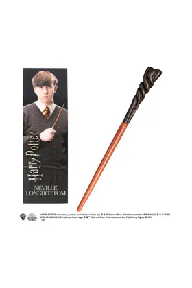 NEVILLE LONGBOTTOM VARITA 30.5 CM + PUNTO DE LIBRO LENTICULAR HARRY POTTER