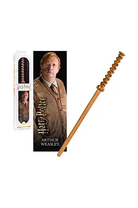 ARTHUR WEASLEY VARITA 30.5 CM + PUNTO DE LIBRO LENTICULAR HARRY POTTER