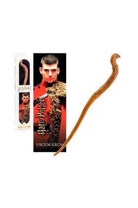VIKTOR KRUM VARITA 30.5 CM + PUNTO DE LIBRO LENTICULAR HARRY POTTER