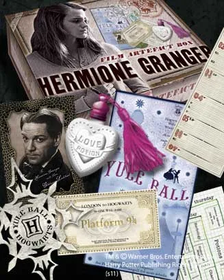 HERMIONE GRANGER CAJA DE ARTEFACTOS, HARRY POTTER