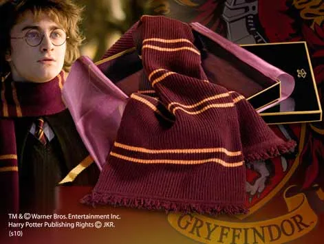 CASA GRYFFINDOR BUFANDA DE LANA EN CAJA DECORADA, HARRY POTTER