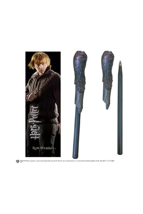 RON WEASLEY BOLIGRAFO VARITA Y MARCAPAGINAS, HARRY POTTER