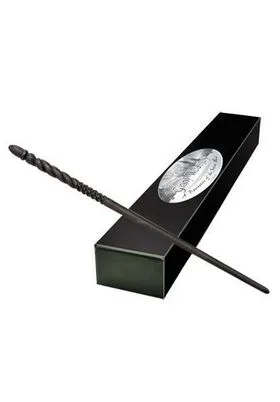 GINNY WEASLEY VARITA CON CAJA Y PLACA DE IDENTIFICACION HARRY POTTER