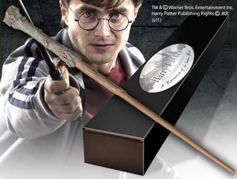 Harry Potter Varita con Caja y Placa de Identificaciîn, Harry Potter