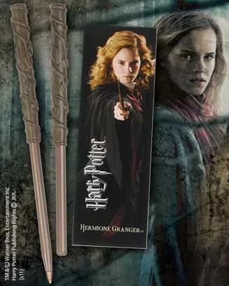 Hermione Granger Boligrafo Varita y Marcapaginas, Harry Potter