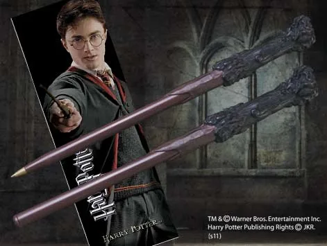 Harry Potter Boligrafo Varita y Marcapaginas, Harry Potter