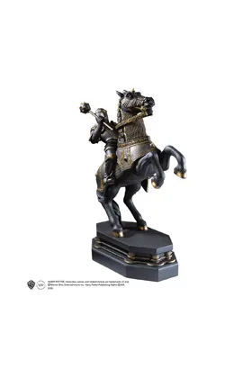 CABALLO NEGRO AJEDREZ MAGICO SUJETALIBROS FIGURA RESINA 20 CM HARRY POTTER