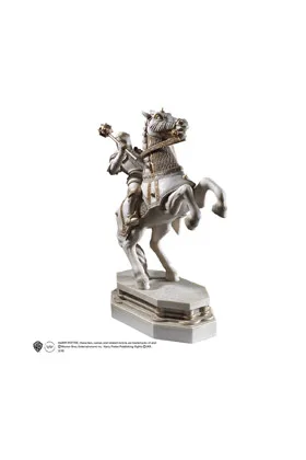 CABALLO BLANCO AJEDREZ MAGICO SUJETALIBROS FIGURA RESINA 20 CM HARRY POTTER