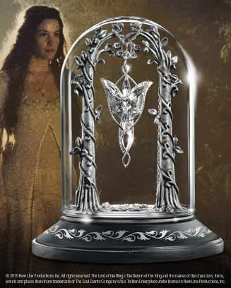 EXPOSITOR PARA COLGANTE ARWEN ESTRELLA DE LA TARDE EN ESTA„O Y VIDRIO, ESDLA