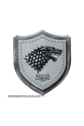 PLACA ESCUDO STARK REPLICA GAME OF THRONES NOBLE COLLECTION