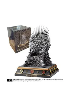TRONO DE HIERRO SUJETALIBROS REPLICA GAME OF THRONES NOBLE COLLECTION