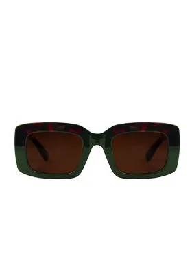 GAFAS SOL IDA TORTOISE GREEN