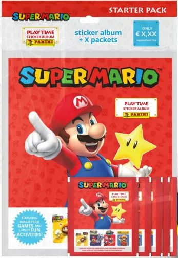 Starter Pack Super Mario (album + 4 Sobres)