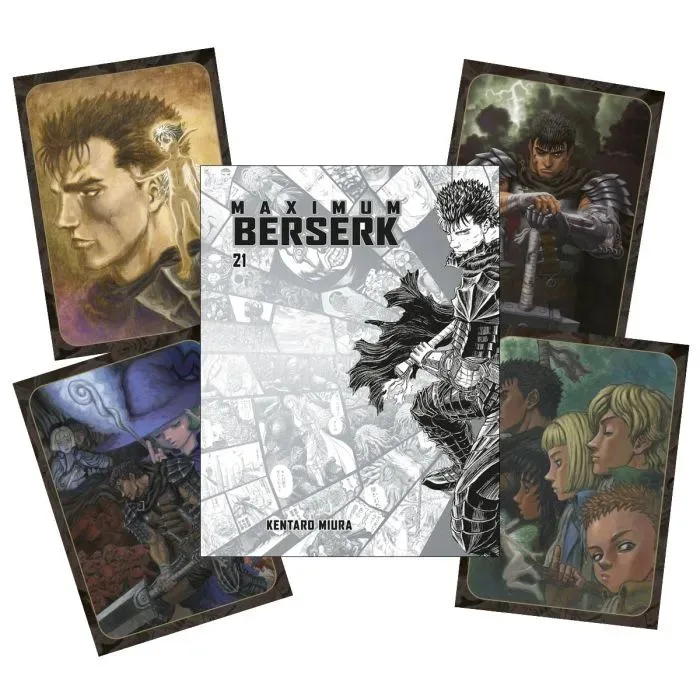 Berserk Maximum 21 (portada Alternativa + 4 Postales)