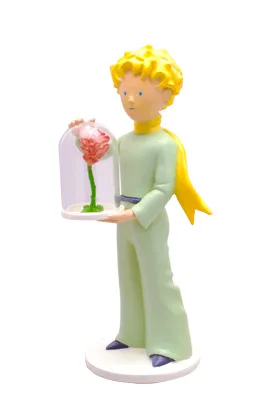 PRINCIPITO Y LA ROSA ESTATUA 21 CM RESINA EL PRINCIPITO