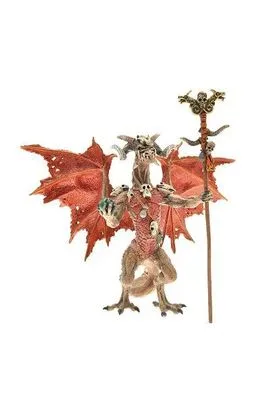 GRAN DRAGON HECHICERO ROJO FIGURA 12 CM PVC DRAGONS