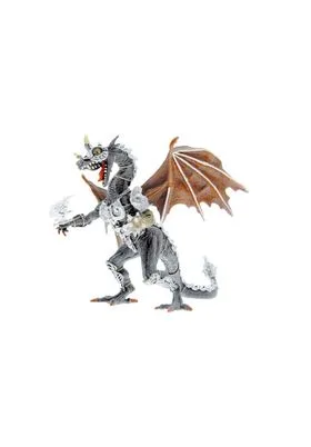 DRAGON CON ARMADURA FIGURA 12 CM PVC DRAGONS