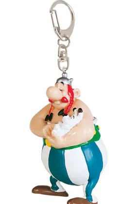 OBELIX CON IDEFIX LLAVERO ASTERIX EL GALO