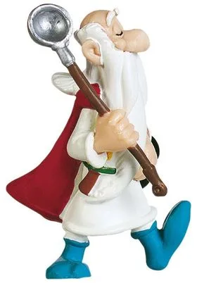 PANORAMIX CON MARMITA FIGURA PVC 9 CM ASTERIX EL GALO RE-RUN