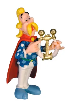 Asuranceturix el Bardo Figura PVC 9 CM Asterix el Galo