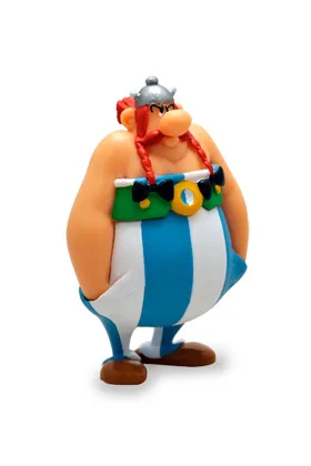 OBELIX MANOS EN LOS BOLSILLOS FIGURA PVC 6 CM ASTERIX EL GALO