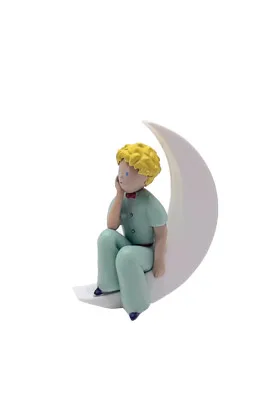 PRINCIPITO SENTADO EN LA LUNA FIGURA 6,6 CM PVC EL PRINCIPITO