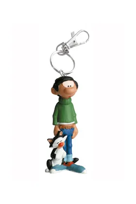 GASTON Y SU GATO LLAVERO 10 CM GASTON EL GAFE