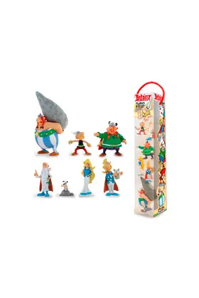 PUEBLO GALO TUBO 7 FIGURAS 5 CM PVC ASTERIX