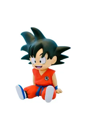 SON GOKU SENTADO MINI HUCHA 13,5 CM PVC DRAGON BALL