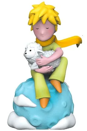 EL PRINCIPITO SOBRE PLANETA HUCHA 18 CM LE PETIT PRINCE