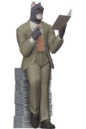 BLACKSAD PILA DE COMICS FIGURA 30 CM BLACKSAD