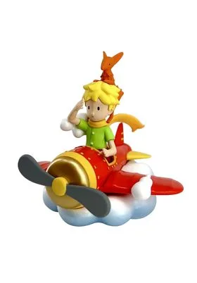 EL PRINCIPITO & EL ZORRO EN EL AVION FIG. 7,6 CM LE PETIT PRINCE