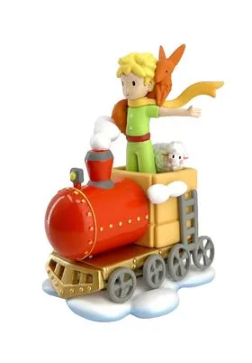 EL PRINCIPITO & SUS AMIGOS EN EL TREN FIGURA 8,2 CM LE PETIT PRINCE