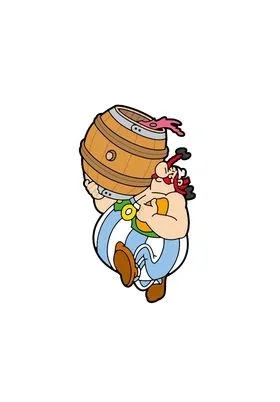 OBELIX EN BRETA„A IMAN 6 CM ASTERIX