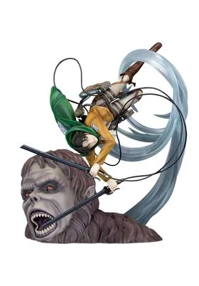 Levi vs Beast Titan Ver. Fig. 27,5 CM Attack On Titan