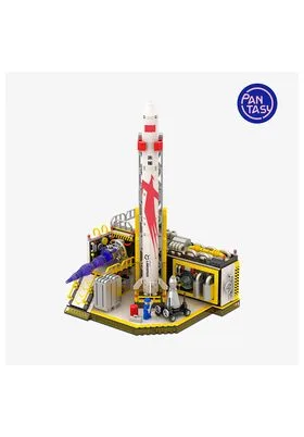 LANDSPACE-ROCKET DREAMWORKS SET CONSTRUCCION 43 CM JOYSIDE SERIES