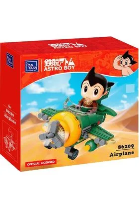ASTRO BOY AIRPLANE SET CONSTRUCCION 13 CM FANTASTIC CAR SERIES