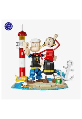 POPEYE & OLIVIA SET CONSTRUCCION 33 CM POPEYE