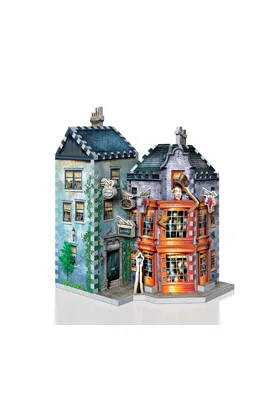 TIENDA SORTILEGIOS WEASLEY & DIARIO EL PROFETA PUZLE 3D HARRY POTTER