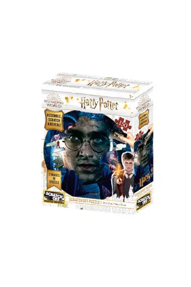 HARRY POTTER PUZLE PARA RASCAR 150 PIEZAS (2 IMAGENES EN 1 PUZLE) HARRY POTTER