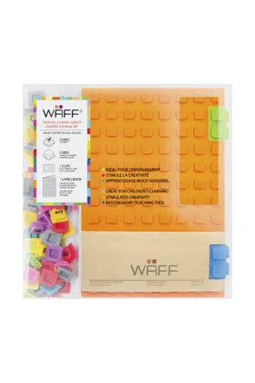 COMBO L NARANJA/ORANGE LIBRETA WAFF + LETRAS