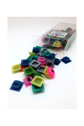 Caja Letras Glitter -100 Piezas