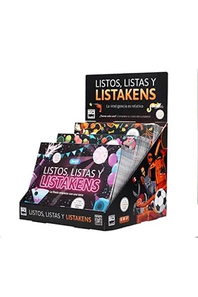 Expositor Carton Listos Listas y Listakens