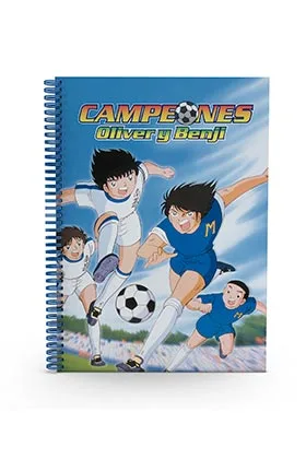 LIBRETA ESPIRAL OLIVER Y MARK CAMPEONES