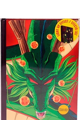 Shenron Libreta con Luz Dragon Ball