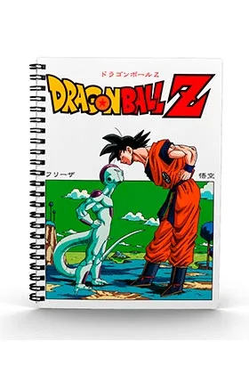 Libreta Efecto 3D Freezer vs Goku Dragon Ball Z