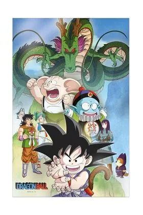 Shenron and Heroes Poster 3D 58x38 Cm Dragon Ball