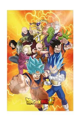 Universal Survival Heroes (DB Super) Poster 3D 58x38 Cm Dragon Ball