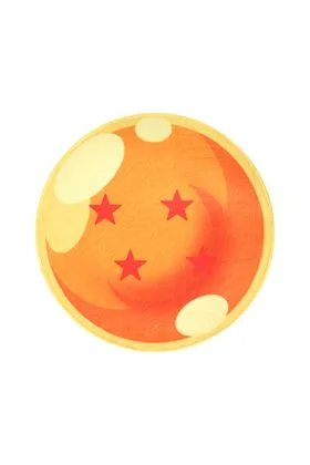 Bola 4 Estrellas Alfombra Interior 60x60 Cm Dragon Ball