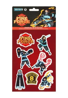 Fire Force Set Pegatinas Fire Force